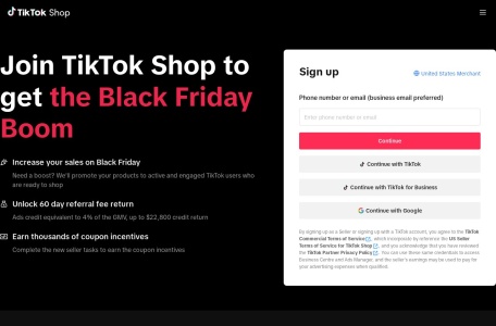 美国本土店后台Sign Up for TikTok Shop