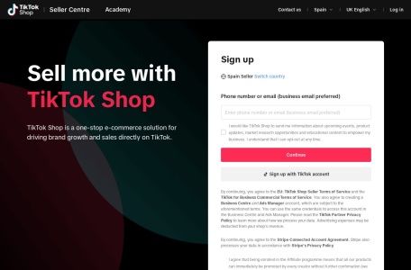 西班牙本土点后台Sell More on TikTok Shop