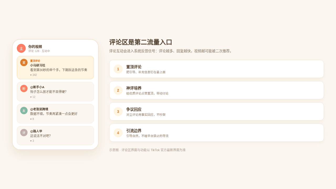 评论区界面示意