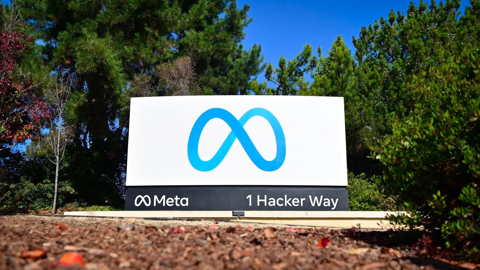 Meta公司总部标识牌