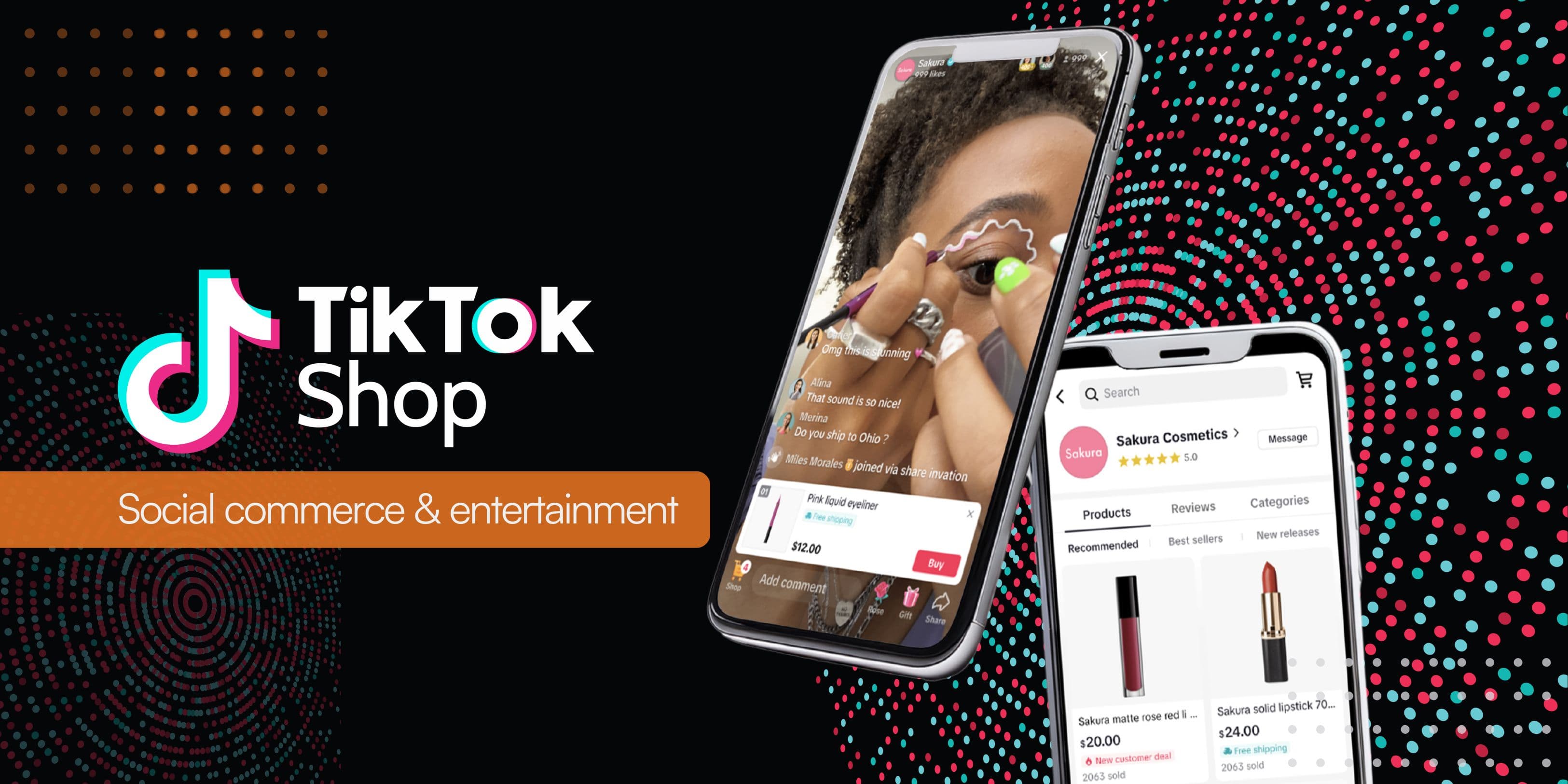 TikTok Shop短视频挂车与购物车界面
